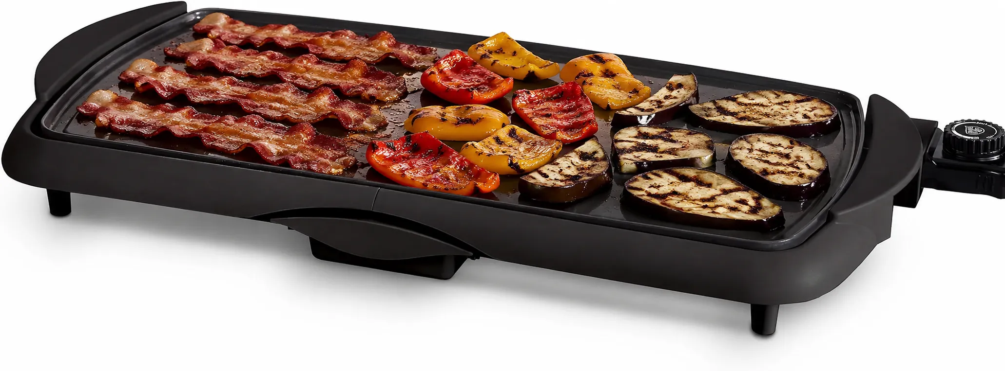 GreenLife Healthy Griddle XL Black, 10.5 x 20 Electric Griddle